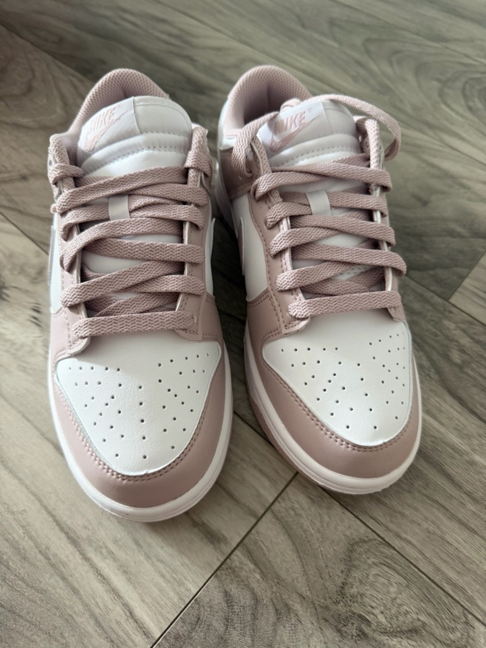 Nike Women’s Low-Top Sneakers - White & Blush Pink - Picture 1 of 4